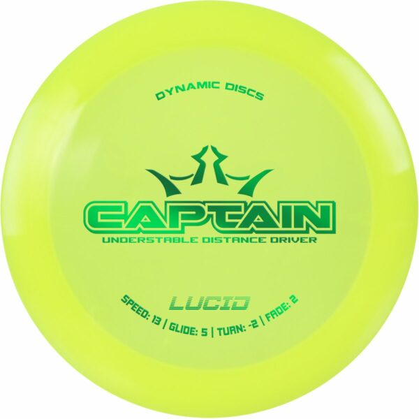 Dynamic Discs Lucid Captain yellow