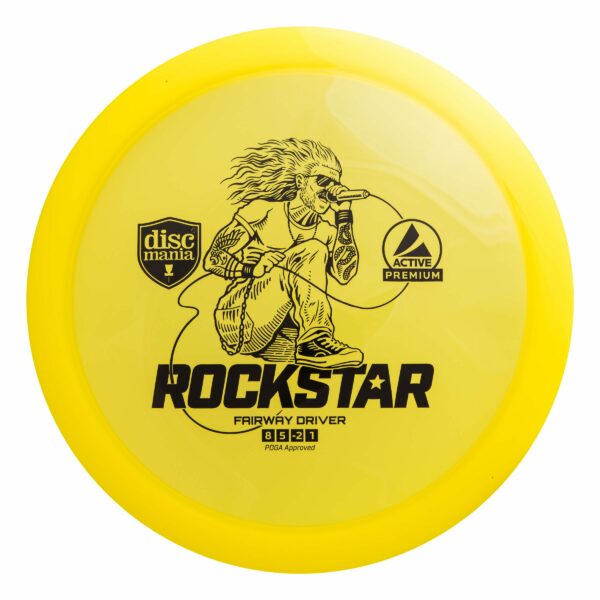 discmania_ActivePremium_Rockstar_Yellow_WBG discmania active premium rockstar gul
