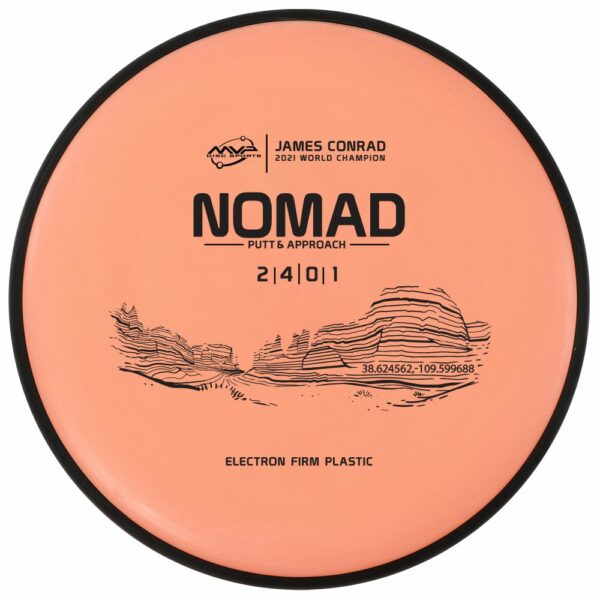MVP Electron Firm Nomad orange MVP Electron Firm Nomad er verdensmesterens hårde udgave af sin super stabile putter