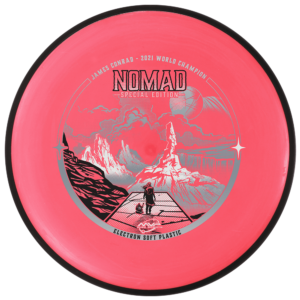 MVP Electron Soft Nomad James Conrad Special Edition er verdensmesterens eget design på en putter. Den udkom efter at han blev verdenskendt med the holy shot