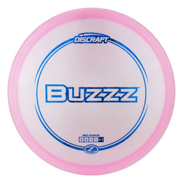 Discraft z Buzzz pink er en af verdens bedste midrange discs til disc golf.
