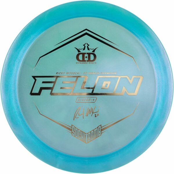 DD_Lucid_Ice_Glimmer_felon_Ricky_Wysocki_turquoise dynamic discs felon lucid ice glimmer tukis