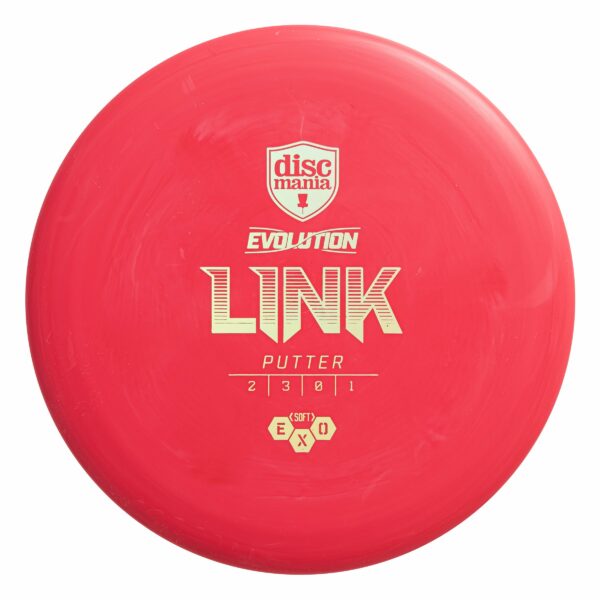 Evolution_Exo_Link_Soft_Red discmania putter evolution soft exo link