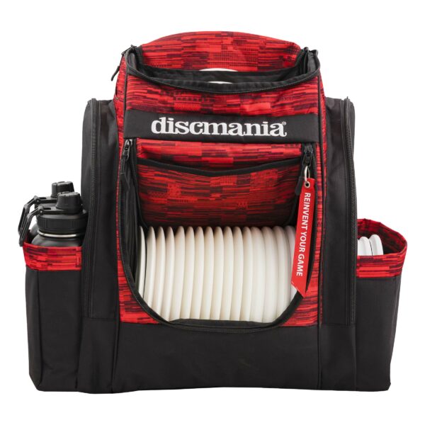 Discmania Fanatic Sky backpack red open front