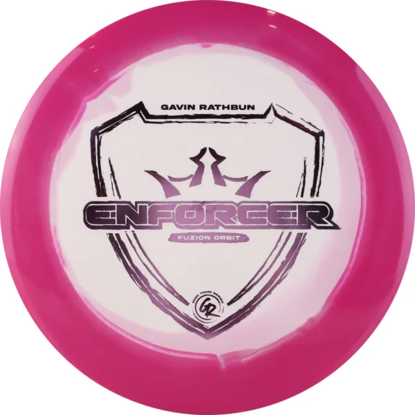 Dynamic Discs Fuzion Orbit Enforcer Gavin Rathbun pink