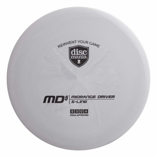 Discmania S-line MD5 gray er den nye genskabte MD5 uden bead og er fantastisk i vind og til forhåndskast